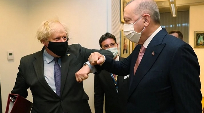 Cumhurbaşkanı Erdoğan İngiltere Başkanı Boris Johnson ile görüştü