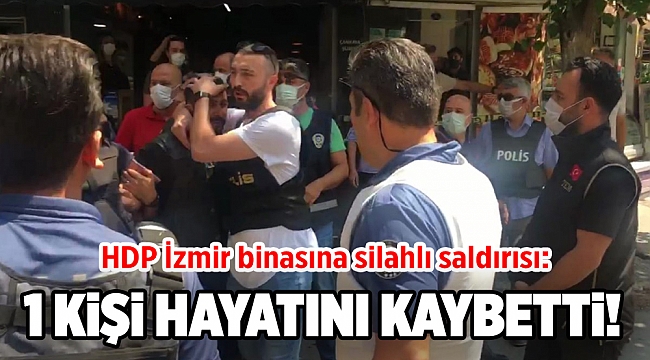 Flaş! HDP İzmir'de silah sesleri