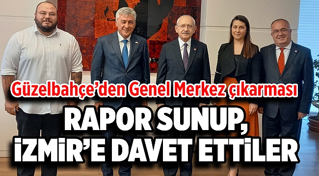 Güzelbahçe’den genel merkeze ziyaret