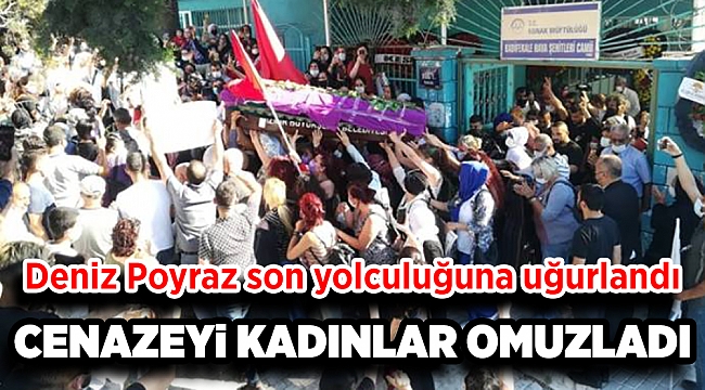 HDP İl binasındaki saldırıda öldürülen Deniz Poyraz son yolculuğuna uğurlandı