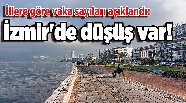 İllere göre vaka sayıları açıklandı: İzmir'de düşüş var!