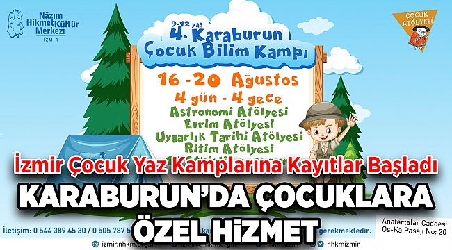 İzmir Çocuk Yaz Kamplarına Kayıtlar Başladı