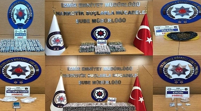 İzmir'de zehir tacirlerine darbe: 28 şüpheli tutuklandı