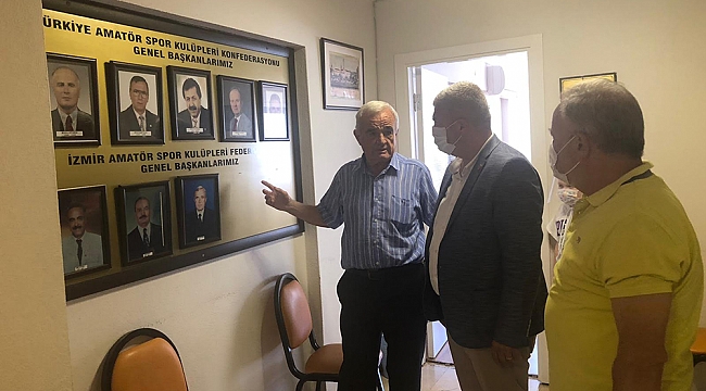 İzmir Amatör Spor Kulüpleri Federasyonuna Ziyaret