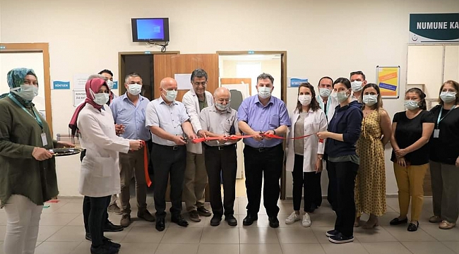 Kınık Devlet Hastanesi’ne kan transfüzyon merkezi açıldı