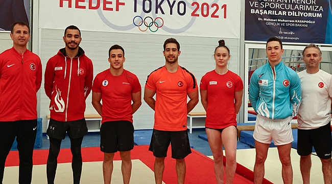 Milli cimnastikçiler Tokyo'da madalya kovalayacak