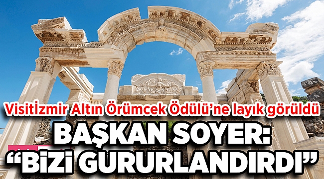 Visitİzmir Altın Örümcek Ödülü'ne layık görüldü