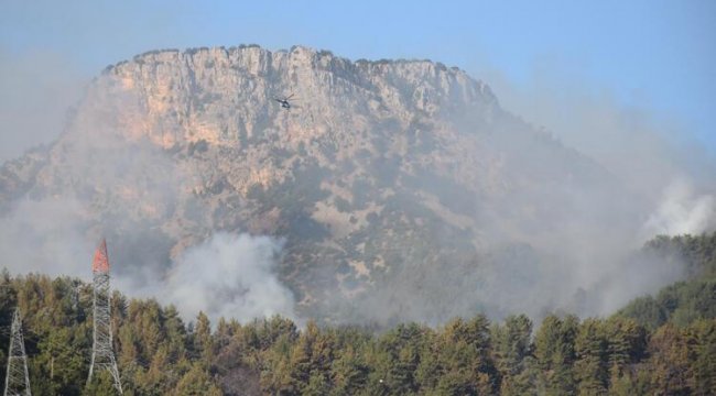 Adana Kozan ve Aladağ'daki yangınlarda son durum! Havadan ve karadan müdahale sürüyor