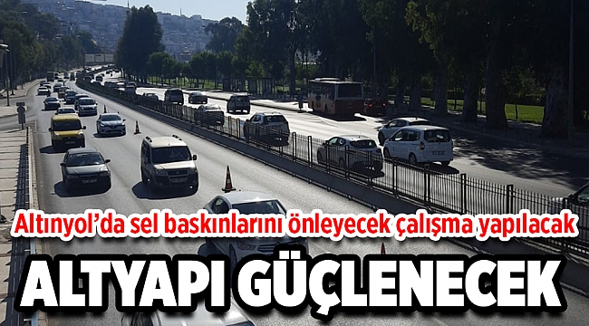 Altınyol’da sel baskınlarını önleyecek çalışma