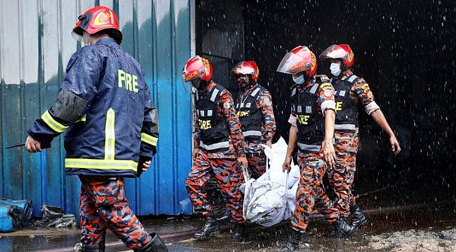 Bangladeş'te fabrika yangını! Onlarca ölü var