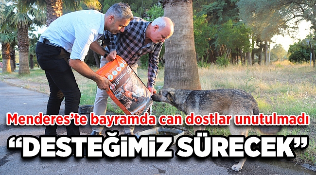 Bayramda Can Dostlar Unutulmadı