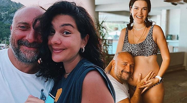 Bebek heyecanı yaşayan Bergüzar Korel ve Halit Ergenç&#039;ten tatil pozları!