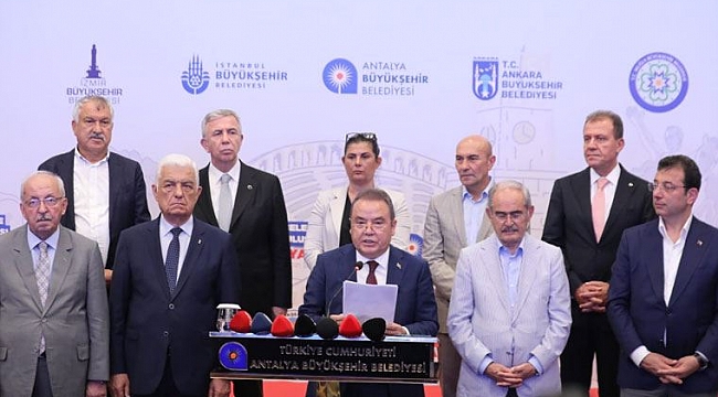 CHP'li 11 büyükşehir belediye başkanından Cumhurbaşkanı Erdoğan'a ortak çağrı