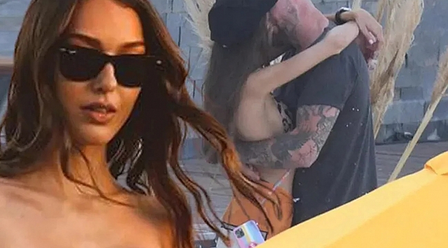 Dilan Çiçek Deniz 10 yaş büyük sevgilisiyle dudak dudağa