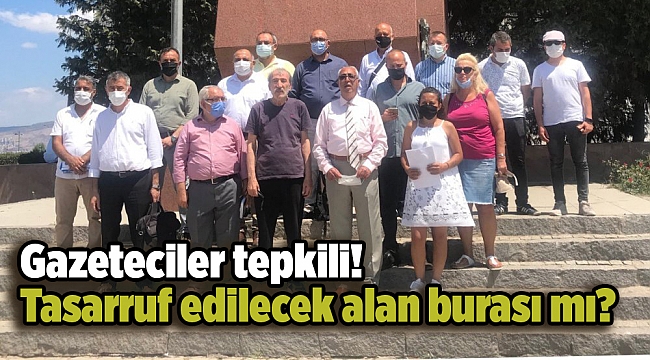 Gazeteciler tepkili! Tasarruf edilecek alan burası mı?