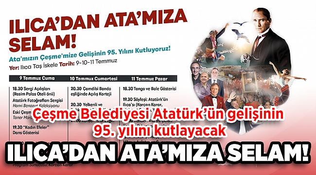 Ilıca'dan Ata'mıza selam!