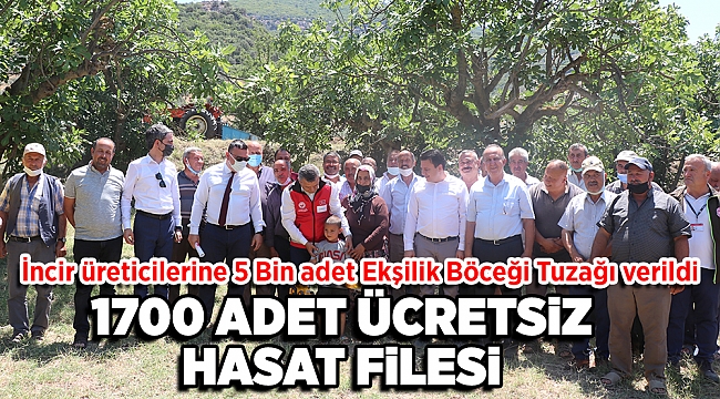 İncir Üreticilerine 5 Bin Adet Ekşilik Böceği Tuzağı