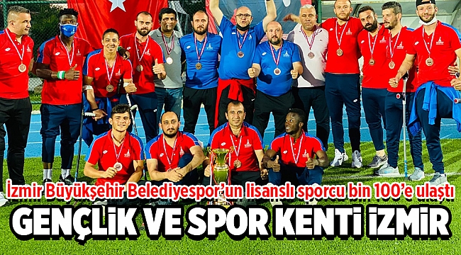 İzmir Büyükşehir Belediyespor’un lisanslı sporcu sayısı bin 100’e ulaştı