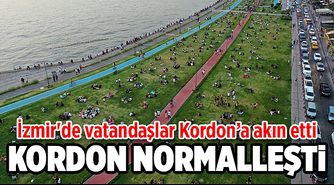 İzmir'de vatandaşlar Kordon’a akın etti
