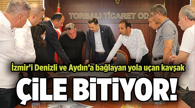 İzmir’i Denizli ve Aydın’a bağlayan yola uçan kavşak