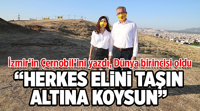 İzmir’in Çernobil’ini yazdı dünya birincisi oldu