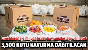 İzmirlilere 18,5 milyon liralık bayram desteği