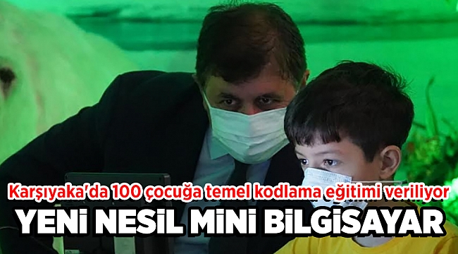 Karşıyaka'da 100 çocuğa temel kodlama eğitimi