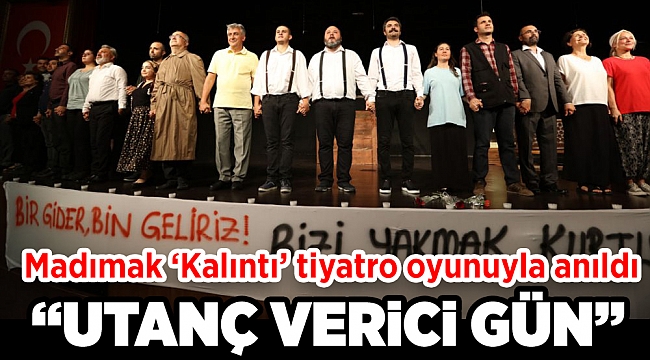 Madımak ‘Kalıntı’ tiyatro oyunuyla anıldı
