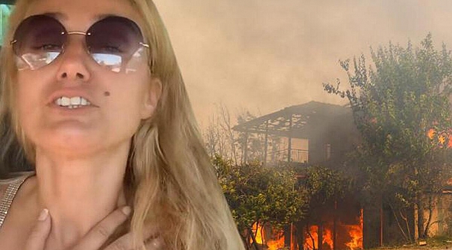 Manavgat yangını çiftliğini de yaktı! Tuğba Özay sinir krizi geçirdi