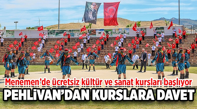 Menemen’de ücretsiz kültür ve sanat kursları başlıyor