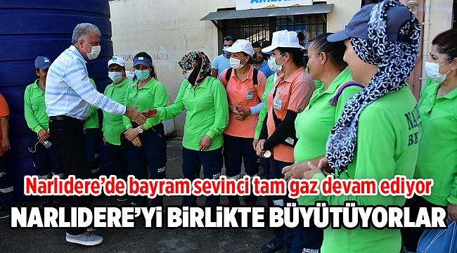 Narlıdere’de bayram sevinci