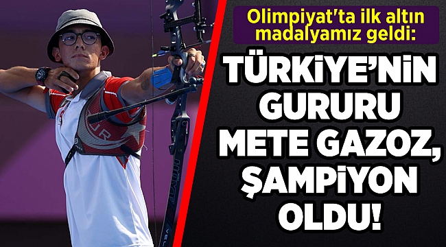Olimpiyat'ta ilk altın madalyamız geldi