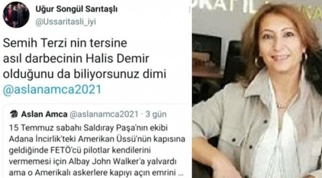 Ömer Halisdemir&#039;e çirkin sözler... İYİ Partili yönetici Songül Sarıtaşlı, 15 Temmuz kahramanına &#039;darbeci&#039; dedi