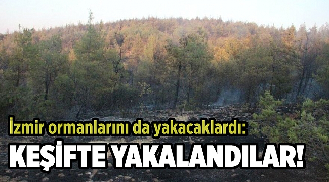 Orman yangını çıkarmak için gelen 2 terörist yakalandı iddiası