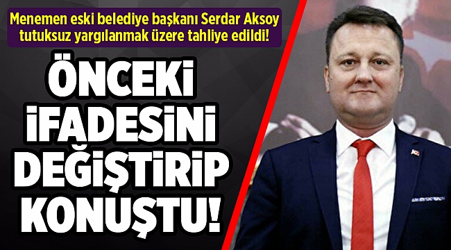 Serdar Aksoy'a tahliye!