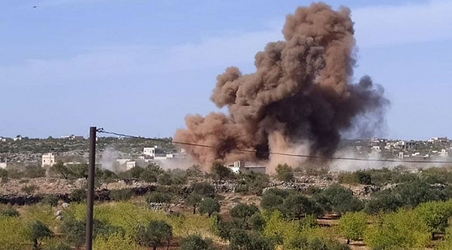 Suriye ordusu İdlib'i vurdu: 6 ölü