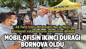 AK Parti İzmir Milletvekili Necip Nasır, Bornovalı vatandaşların sorunlarını dinledi.