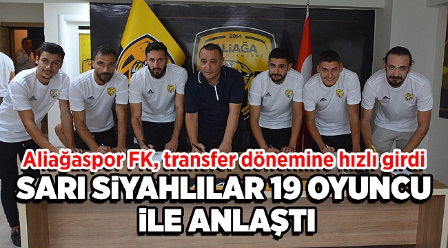 Aliağaspor FK, Transfer Dönemine Hızlı Girdi