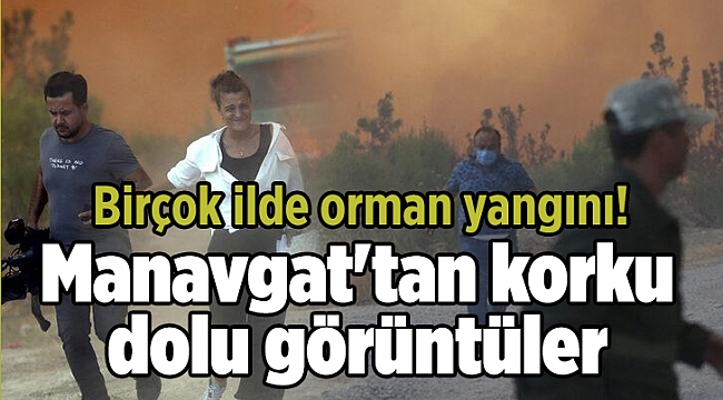 Birçok ilde orman yangını! Manavgat'tan korku dolu görüntüler