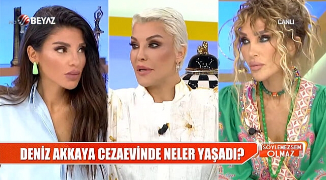 Deniz Akkaya canlı yayında cezaevinde gördüğü olayı anlattı! "Ergen kızlar içeride infaz memurlarına kan ağlatıyor"