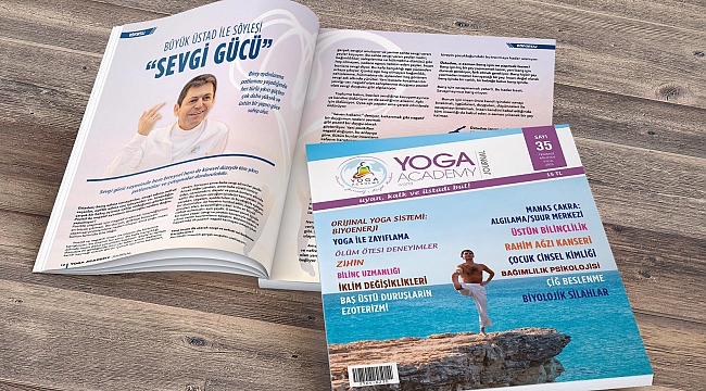 DÜNYANIN İLK VE TEK GERÇEK YOGA DERGİSİNİN YENİ SAYISI ÇIKTI!