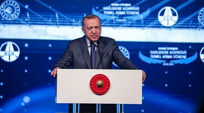 Erdoğan'dan Kanal İstanbul açıklaması: İstanbul'un geleceğini kurtarma projesi