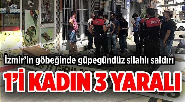 İzmir&#039;de silahlı kavgada 3 kişi yaralandı