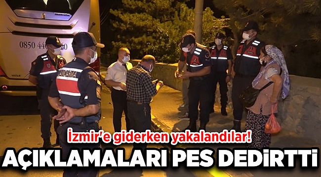 İzmir&#039;e giderken yakalandılar! Jandarmanın denetiminde ortaya çıktı