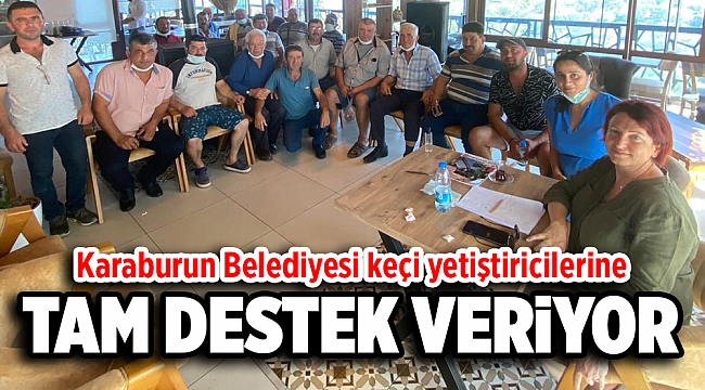 Karaburun Belediyesi’nden Keçi Yetiştiricilerine Tam Destek