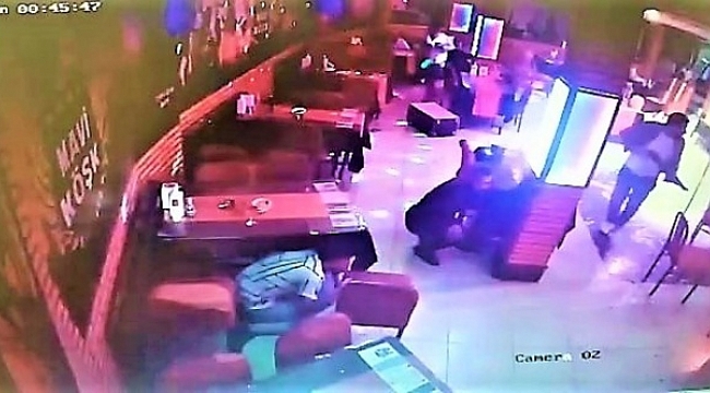 Kız arkadaşının çalıştığı gazinoyu taradı