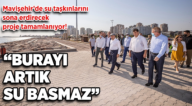 Mavişehir’de su taşkınlarını sona erdirecek proje tamamlanıyor