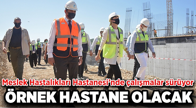 Meslek Hastalıkları Hastanesi'nde Çalışmalar Sürüyor