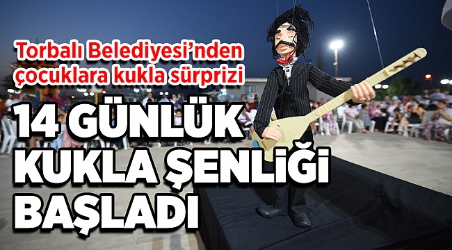 Torbalı Belediyesi’nden çocuklara kukla sürprizi