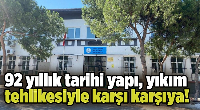 92 yıllık tarihi yapı, yıkım tehlikesiyle karşı karşıya!